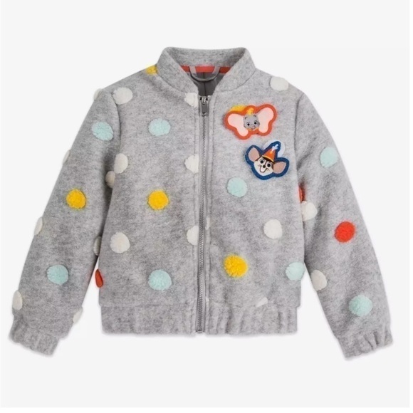 Disney Dumbo Polka Dot Jacket Toddlers Size 3T - Picture 1 of 6